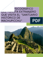 Perfil Psicográfico Del Turista Extranjero Que Visita El Perú