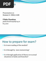 Welcome To: Presentation On Module B-HRM, CAIIB