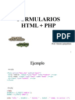 Formularios PHP