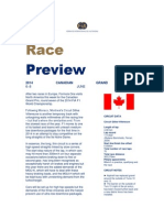 Formula One Canadian GP Preview