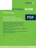 Year 10 English IGCSE Anthology