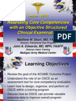 Assessing Core Competencies Us in Go Sce