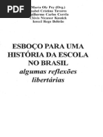 Esboco Para Uma Historia Da Escola No Brasil