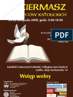 XII Kiermasz Wydawcow Katolickich 2009 - Plakat