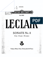 Leclair Sonata 8