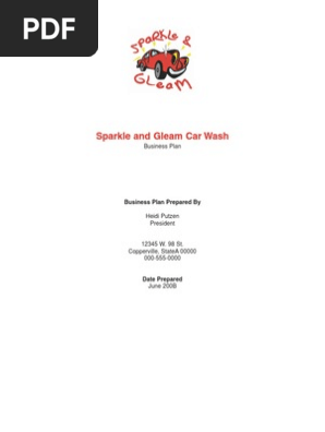 Car Wash Business Plan
