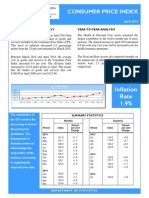 Consumer Price Index - Apr 2014