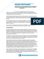 Declarar de Interés Municipal Para El Concejo Deliberantes y El Municipio de Concepción Del Uruguay Primera Campaña Nacional Contra La Violencia Institucional