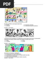 Atividade de Reforço de Português Tirinha 5ºano (2ª)