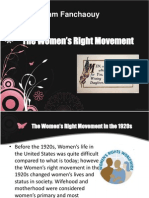 The Women’s Right Movement