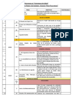 Cronograma de Temas 2014