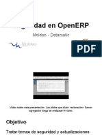 Seguridad en OpenERP