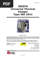 User Manual IRISYS Universal Thermal Imager Type IRI 1011