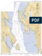 NOAA Map #18653 San Francisco Bay Angel Island To Point San Pedro