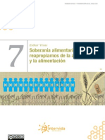 7-Soberania Alimentaria - Reapropiarnos de La Agricultura y La Alimentacion PDF