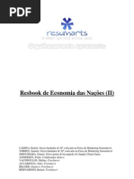 RESUMARTS - Resbook de Economia das Nações (Parte II)
