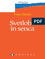 Svetloba in Senca - Fran Detela