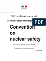 3CnsFR - e 3rd French National Report On Implementation of The Obligations of The Convention On Nuclear Safety