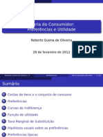 Consumidor - Preferências e Utilidade PDF