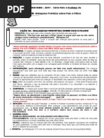 2011out09malaquias Profetiza Sobre Pais e Filhos Licao36 Domkids