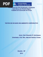 Teste de Invasão Em Ambientes Corporativos