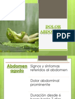 Dolor Abdominal