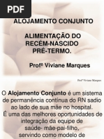 Alojamento Conjunto e Alimentação Do Rnpt