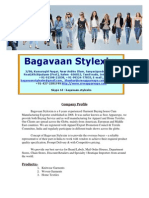 Company Profile - Bagavaan Stylexim - Garment Buying Office Cum Exporter From Tirupur