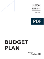 Quebec Liberals full 2014 budget