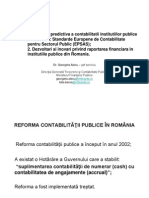 Dezvoltari Si Inovari Privind Raportarea Financiara in Institutiile Publice G. Alecu