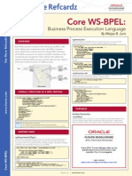 Core WS-BPEL - Business Process Execution Language Refcard
