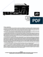 Peavey CS800 Manual