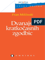 Dvanajst Kratkocasnih Zgodbic - Fran Milcinski