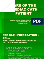 Care of The Cardiac Cath Patient Jan 2011