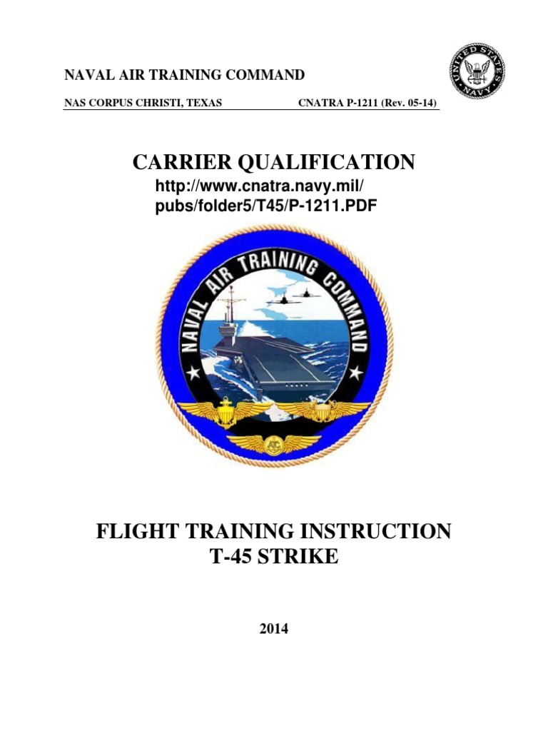T45 Carrier Qualification P1211 PDF Aviation Aeronautics