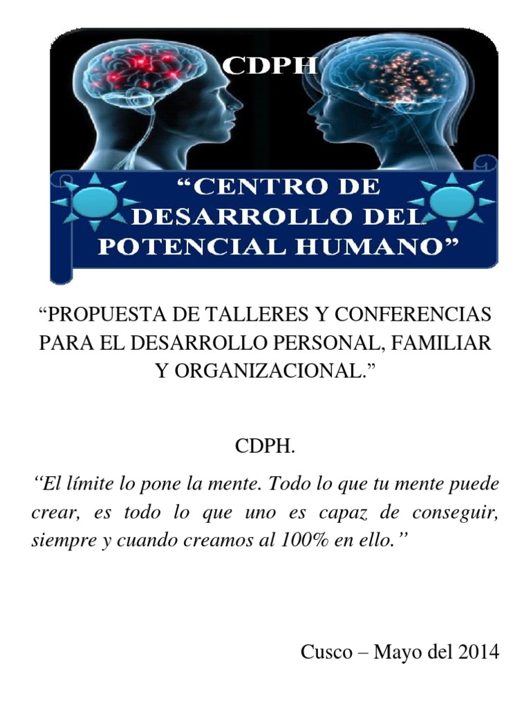 Talleres para el Desarrollo Personal y Organizacional | PDF ...