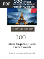 Download 100 Most Frequently Used French Words1 by ichorrada SN228239817 doc pdf