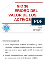 Nic 36 Deterioro Del Valor de Los Activos Exposición PDF