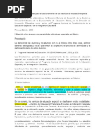 Orientaciones Generales para El Funcionamiento de Los Servicios de Educación Especial