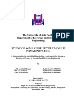 Study of Wimax For Future Mobile Communication-Part One