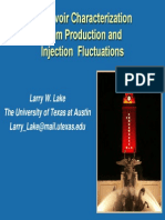 Reservoir Characterization From Production and Injections Fluctuations