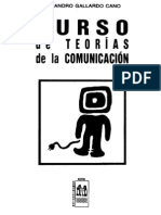 Curso de Teorias de La Comunicación