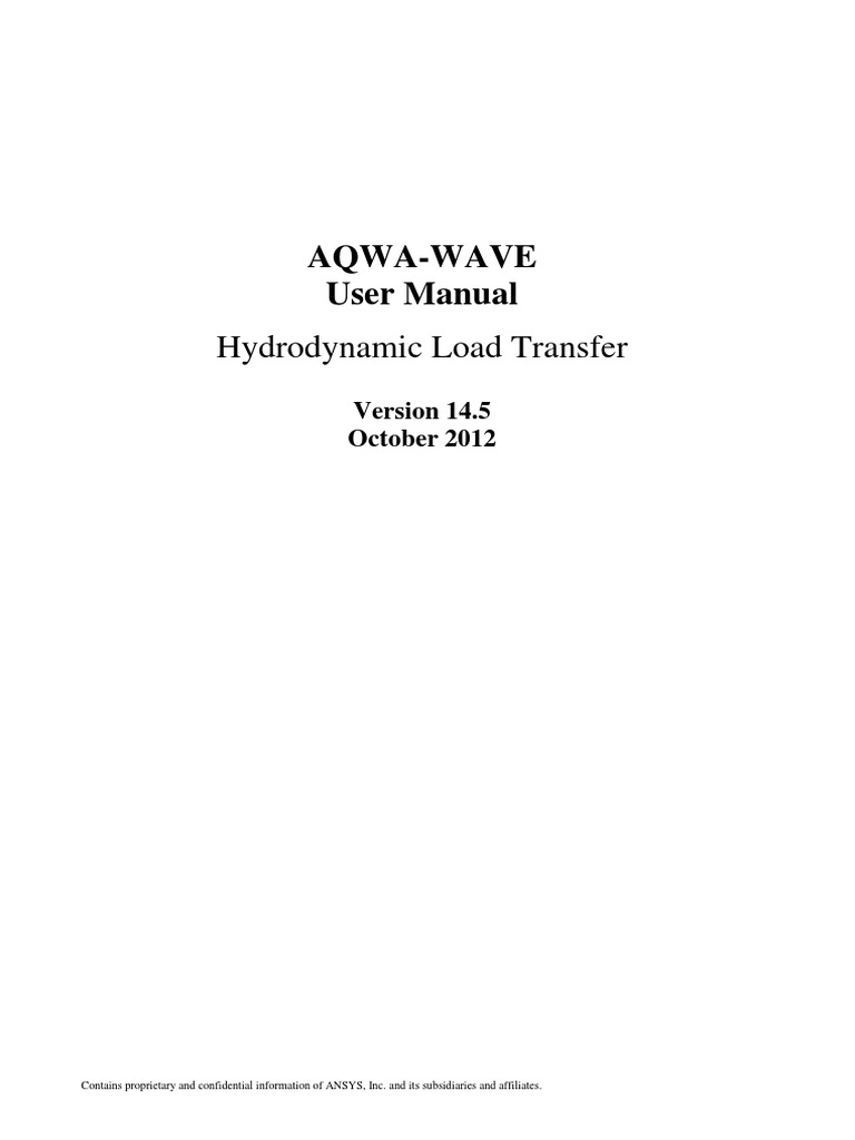 aqwa-wave-pdf-license-waves
