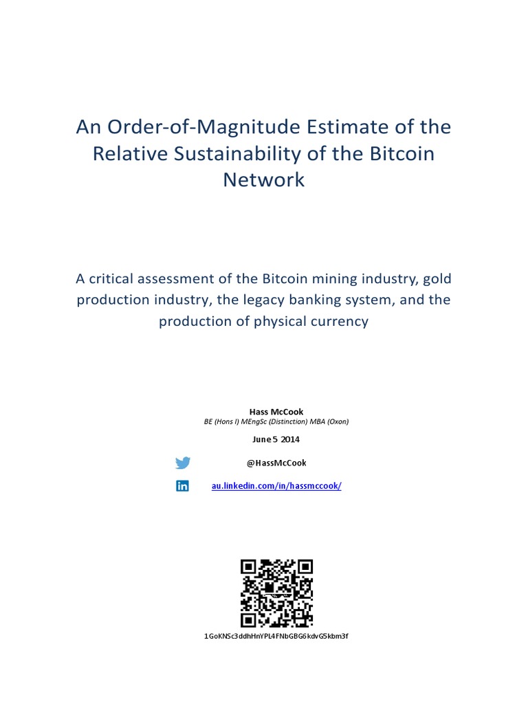 The Cost & Sustainability of Bitcoin — Part V — Perfect Competition &  Managerial Economics, by Hass McCook