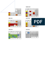 Calendario Colores