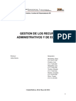 Gestion de Los Recursos Administrativos y de Equipos