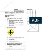 Driving Test Preparation 01