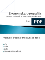 Agrarni-Proizvodi Tropsko-Monsunska Zona