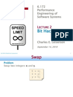 MIT6 - 172F10 - Lec02 Bit Hacks