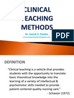 Clinical Teaching Methods